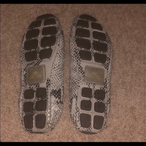 Peter Millar Snakeskin Ballet Comfort Flats - Picture 2 of 2